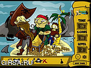 Флеш игра онлайн Предметы спрятанные пиратами / Pirates Hidden Objects 