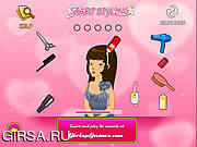Флеш игра онлайн Принцесса меняет прическу / Princess Hairstyle 