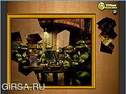 Флеш игра онлайн Пазл Безумие - Ниндзя Мутанта / Puzzle Madness - Ninja Mutant