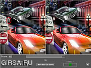 Флеш игра онлайн Найти отличия - гоночный автомобиль / Racing Car Five Difference