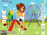 Флеш игра онлайн Riesenrad Парк одеваются / Riesenrad Park Dress Up