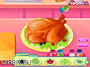 Флеш игра онлайн Roast Turkey In Thanksgiving Day