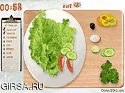 Флеш игра онлайн Готовим Салат / Salad Day