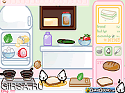 Флеш игра онлайн Sandwich Cooking