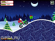 Флеш игра онлайн Приключения Санты / Santa Fun Ride