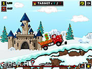 Флеш игра онлайн Грузовик Подарков Санта
