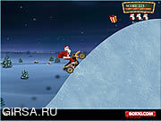 Флеш игра онлайн Santa Rider
