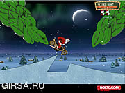 Флеш игра онлайн Гонщик Санта 3 / Santa Rider 3