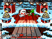 Флеш игра онлайн Santa Rockstar Metal Christmas