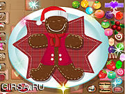 Флеш игра онлайн Печенье Gingerbread Santas