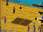 Флеш игра онлайн Освобождение Скуби Ду от пиратов