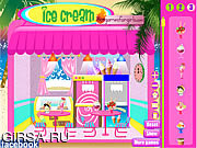Флеш игра онлайн Побережье Мороженое Магазин Декора