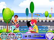 Флеш игра онлайн Прибрежный поцелуй