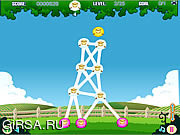Флеш игра онлайн Башня из овец