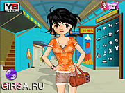 Флеш игра онлайн Покупки и одевалки / Shopping Gal Dress Up