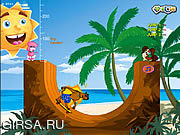 Флеш игра онлайн Skater On The Beach