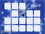 Флеш игра онлайн Снежинки быстро отображают / Snowflakes Fast Image