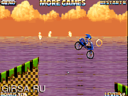 Флеш игра онлайн Sonic Motobike