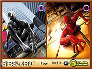 Флеш игра онлайн Spiderman Similarities