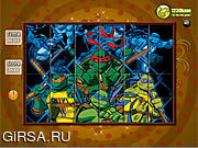 Флеш игра онлайн Spin N Set - Ninja Turtle