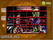 Флеш игра онлайн Халк. Плитки / Spin N Set - Hulk Boxing
