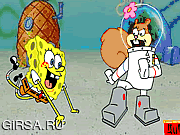 Флеш игра онлайн Sponge Bob Square Pants: kah Rah Tay Contest