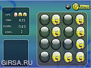 Флеш игра онлайн Шарики памяти Bob губки / Sponge Bob Memory Balls