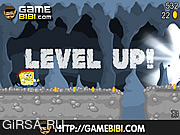 Флеш игра онлайн Губка Боб - Опасная Пещера / Spongebob Dangerous Cave