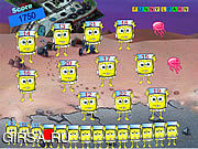 Флеш игра онлайн Spongebob's Counting
