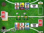 Флеш игра онлайн Карточное состязание / Sports Heads Cards: Soccer Squad Swap