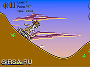 Флеш игра онлайн Stone Age Skater 2