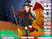 Флеш игра онлайн Student Witch Dress Up