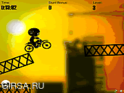Флеш игра онлайн Крутой мотик! / Super Awesome Bike