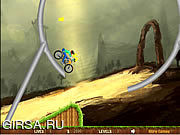 Флеш игра онлайн Супер гонка на мотике / Super Bike Ride