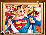 Флеш игра онлайн Супермен - Исправьте Мои Плитки