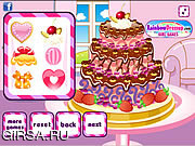 Флеш игра онлайн Праздничный торт / Surprise Birthday Cake