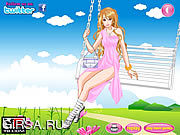 Флеш игра онлайн Swing Flying Girl
