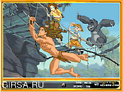 Флеш игра онлайн Tarzan - Hidden Objects