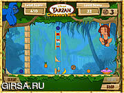Флеш игра онлайн Tarzan - бег кокоса