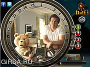 Флеш игра онлайн Тед - Найди числа / Ted - Find the Numbers