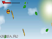Флеш игра онлайн Летающий Грейпфрут