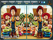 Флеш игра онлайн История игрушек 3 - найди отличия / Toy Story 3 - Spot the Difference