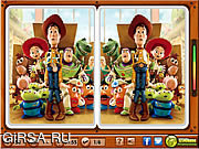 Флеш игра онлайн История игрушек - Найди отличия / Toy Story - Spot the Difference