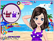 Флеш игра онлайн Тропический макияж / Tropical Make Up