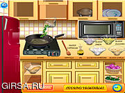 Флеш игра онлайн Vegetable Frittata Cooking