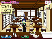 Флеш игра онлайн Официантка в японском ресторане / Waitress In A Japanese Restaurant
