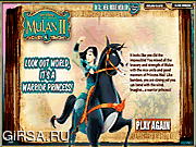 Флеш игра онлайн Mulan: Warrior or Princess