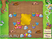 Флеш игра онлайн Winnie Pooh тропка воздушного шара