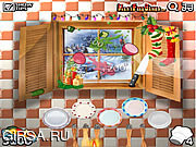 Флеш игра онлайн Рождественские Фрукты Шаолинь / Xmas Fruit Shaolin