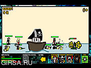 Флеш игра онлайн Сражение с пиратами
